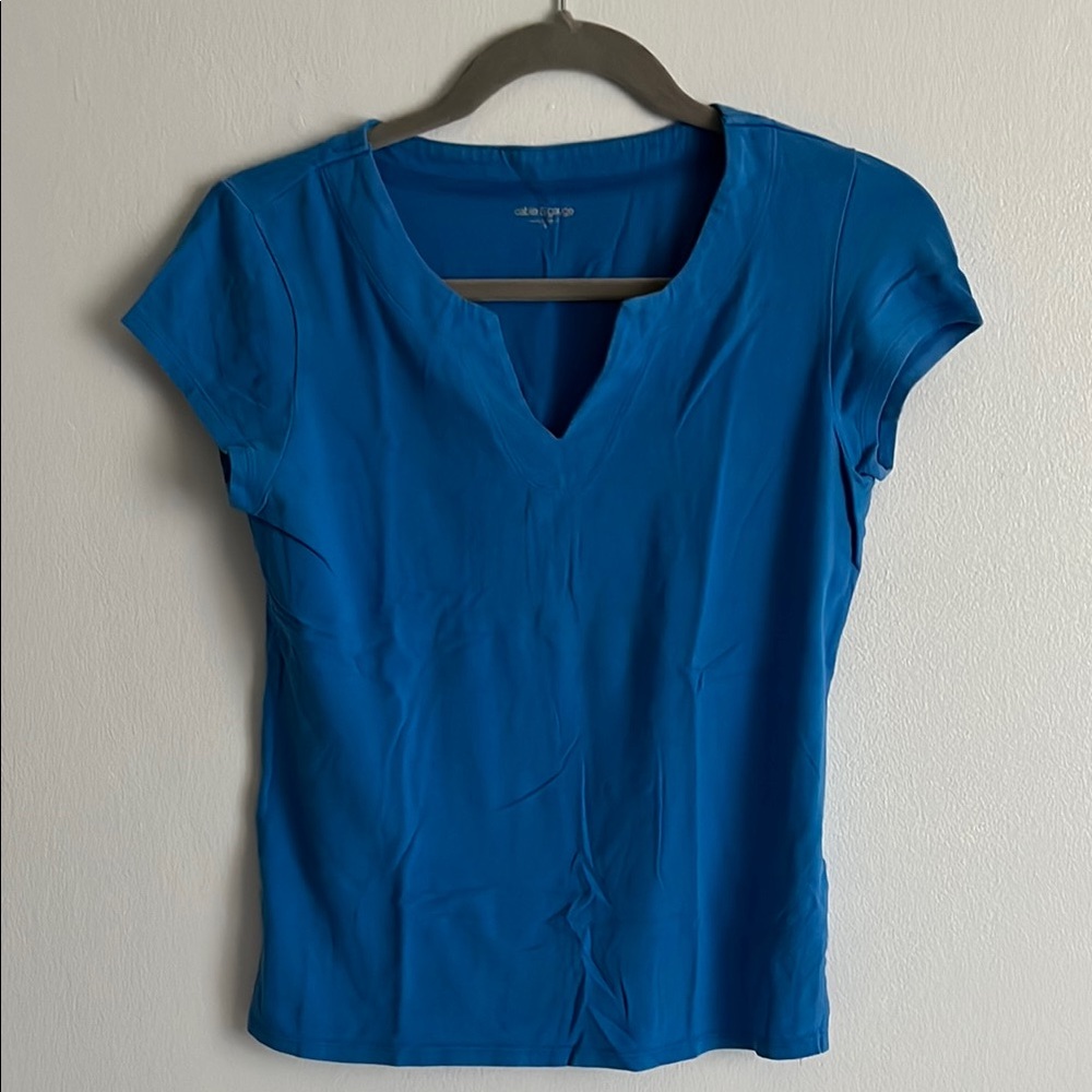 Cable & Gauge Bright Blue Women's Top
